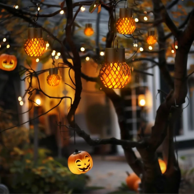 outdoor hanging lanterns