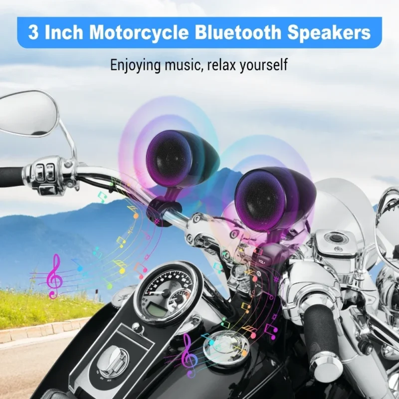 bluetooth speakers for motorcycle