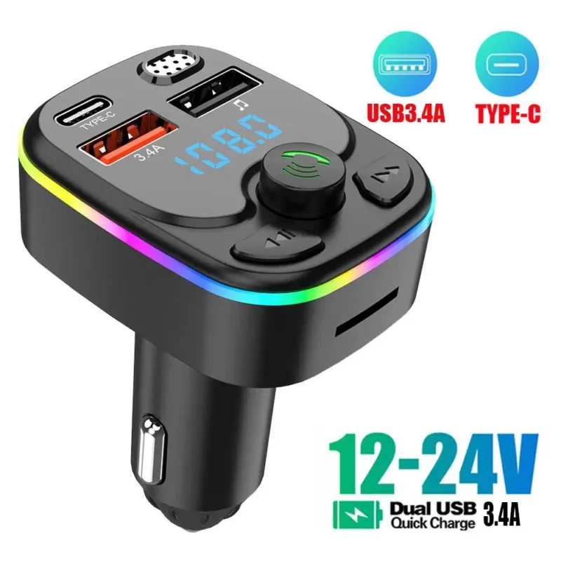 fm transmitter for car bluetooth