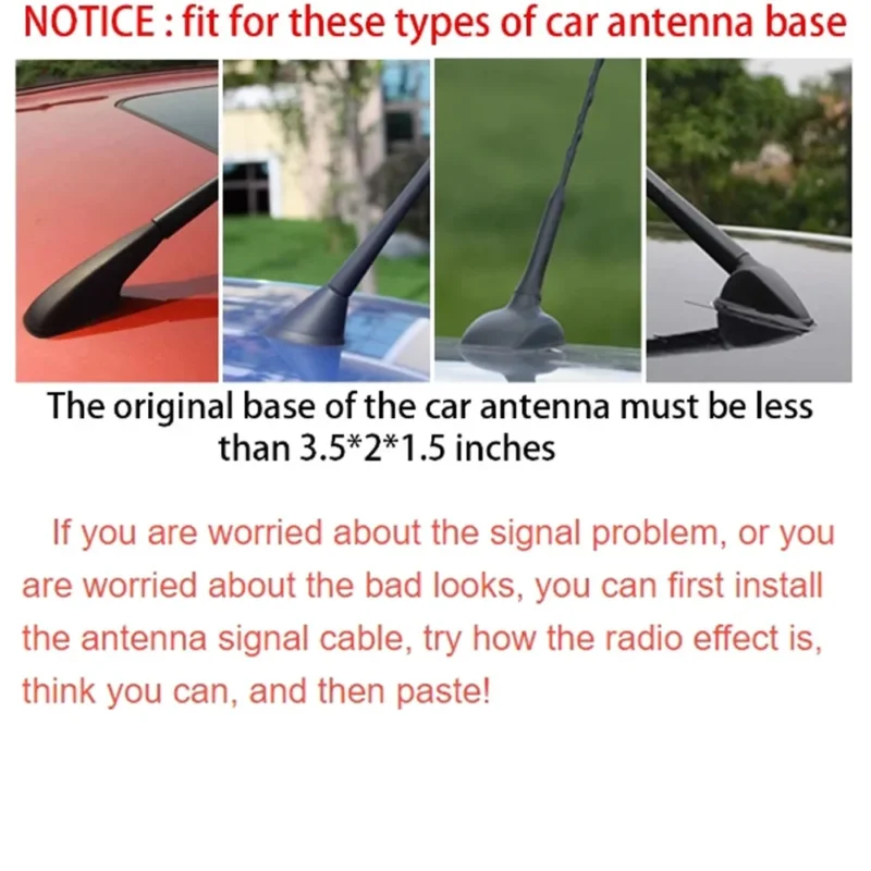 short car radio antenna