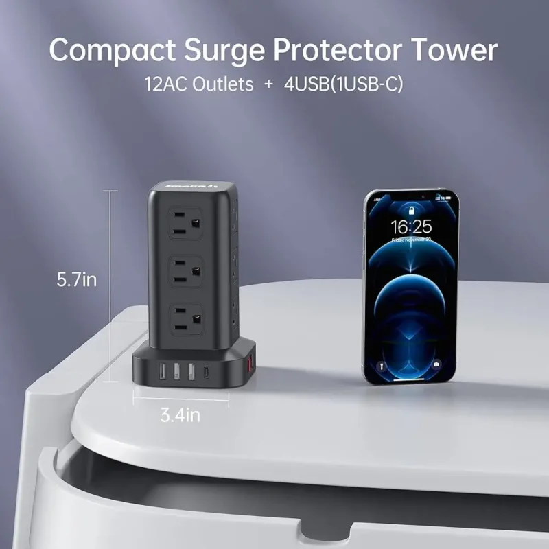 surge protector 10 ft cord