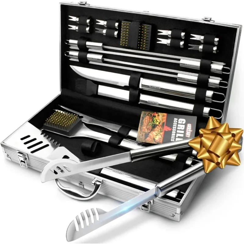 bbq tool set in case