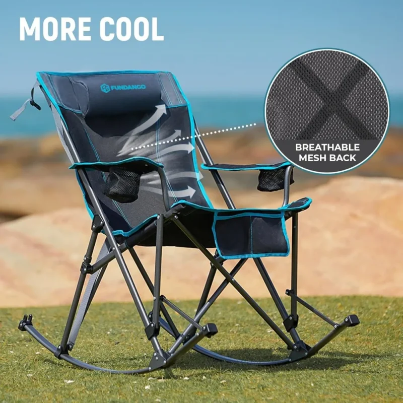 folding rocking chair for camping
