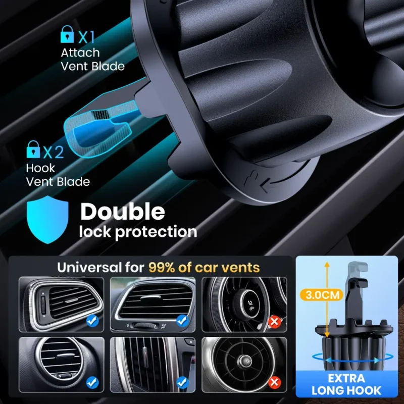 magnetic cell phone holder for car