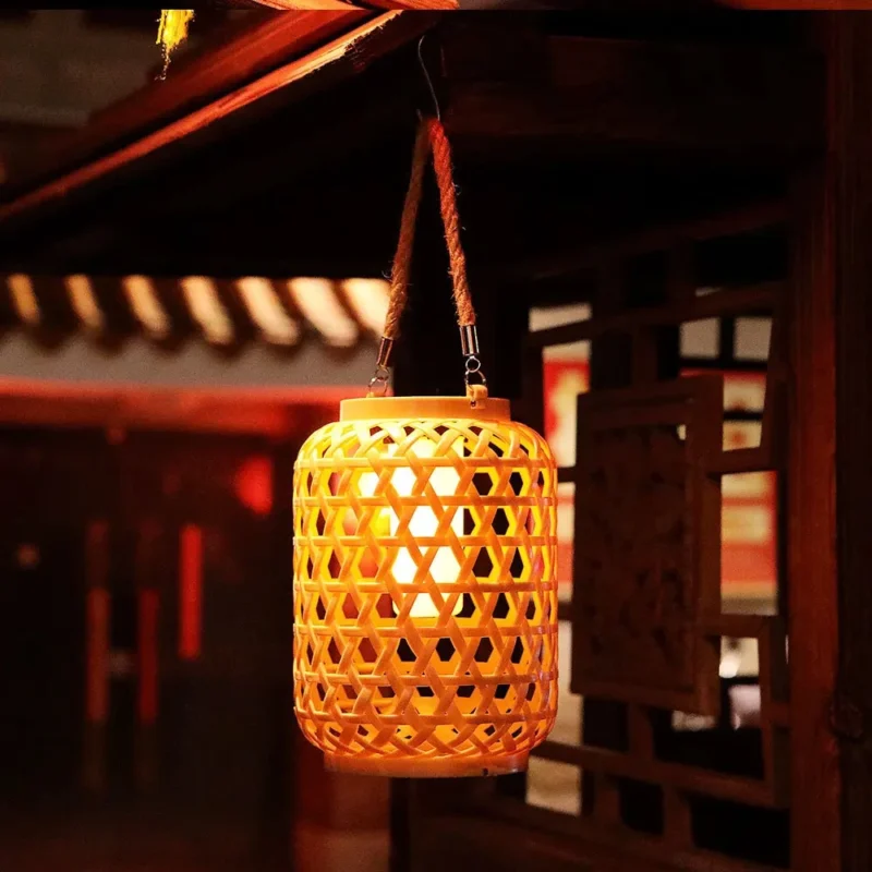 bamboo outdoor lanterns