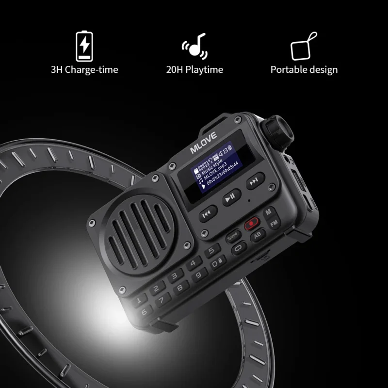 outdoor speaker with radio