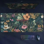 floral desk mat