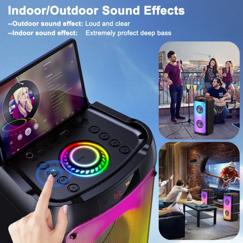 amplified speakers bluetooth