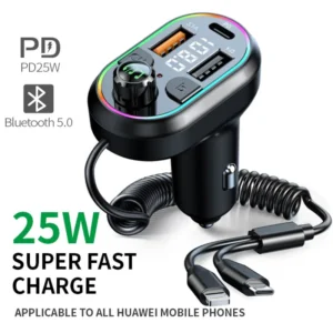 fm transmitter usb bluetooth