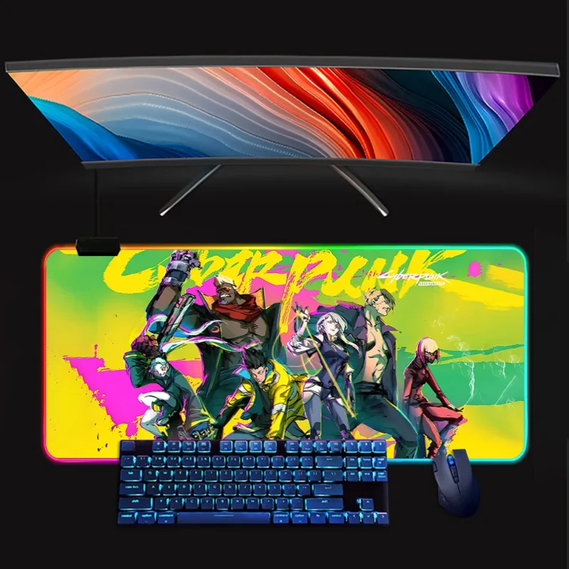 cyberpunk mouse pad