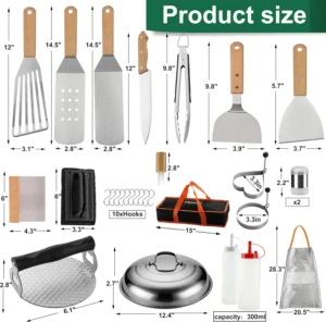 set of bbq tools