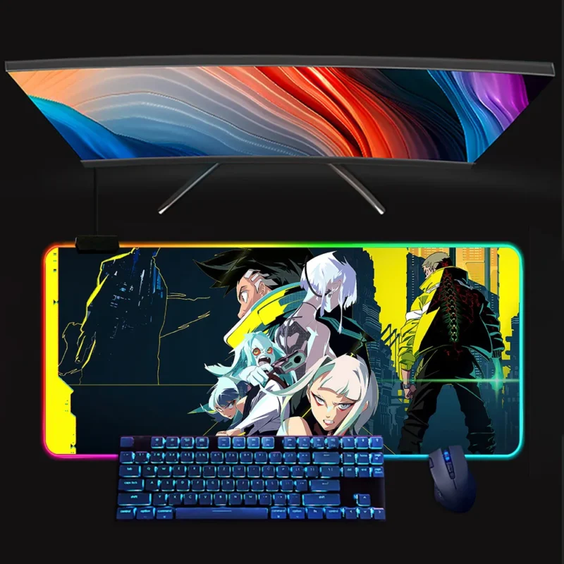 cyberpunk mouse pad