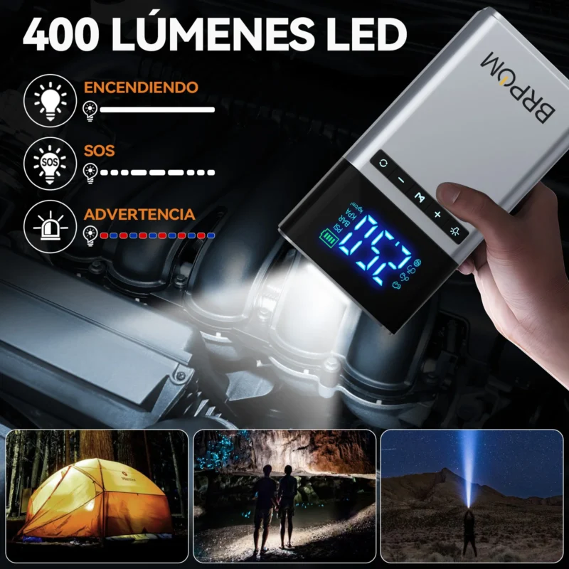 car jump starter and compressor