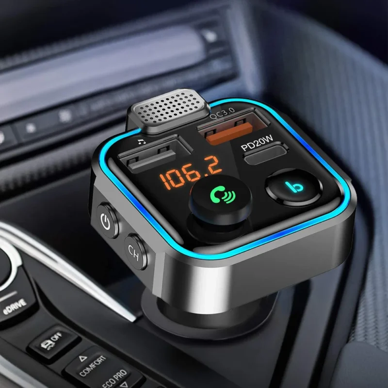 bluetooth fm transmitter car