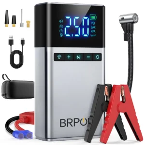 car jump starter and compressor