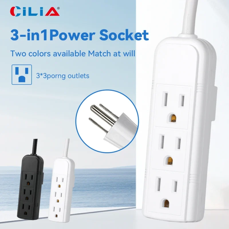 three outlet power strip