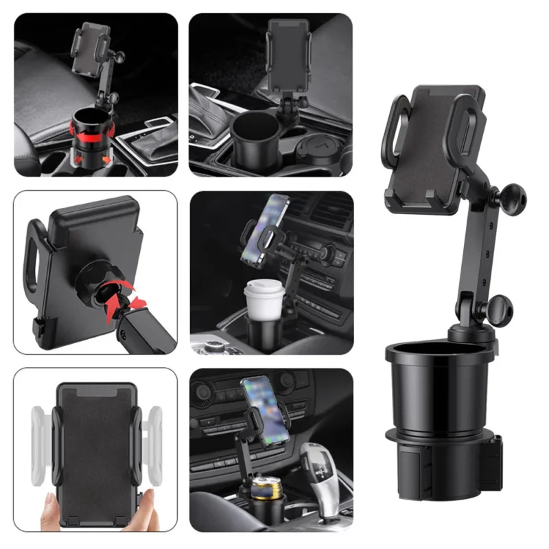 cell phone holder for car cup holder