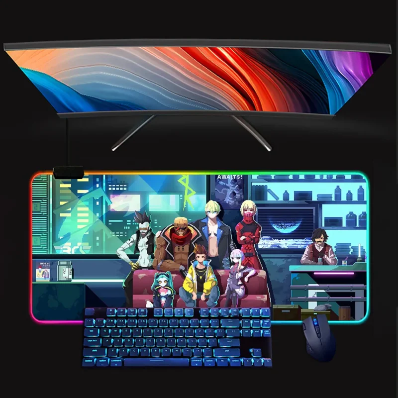 cyberpunk mouse pad