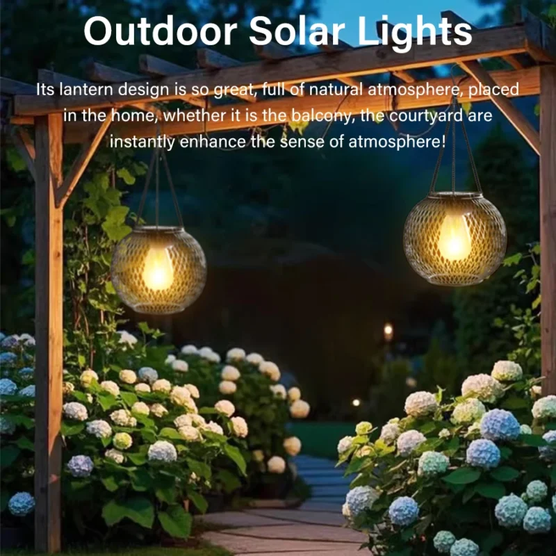 solar lanterns outdoor hanging