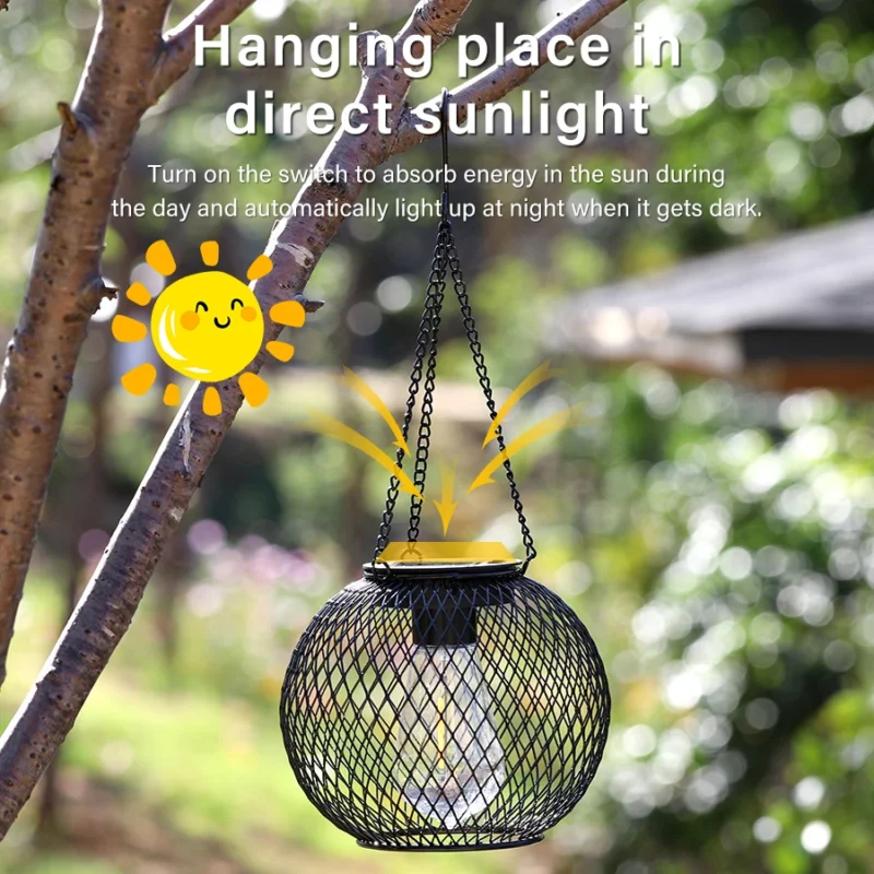 solar lanterns outdoor hanging