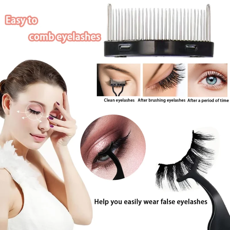 eyelash curler and comb