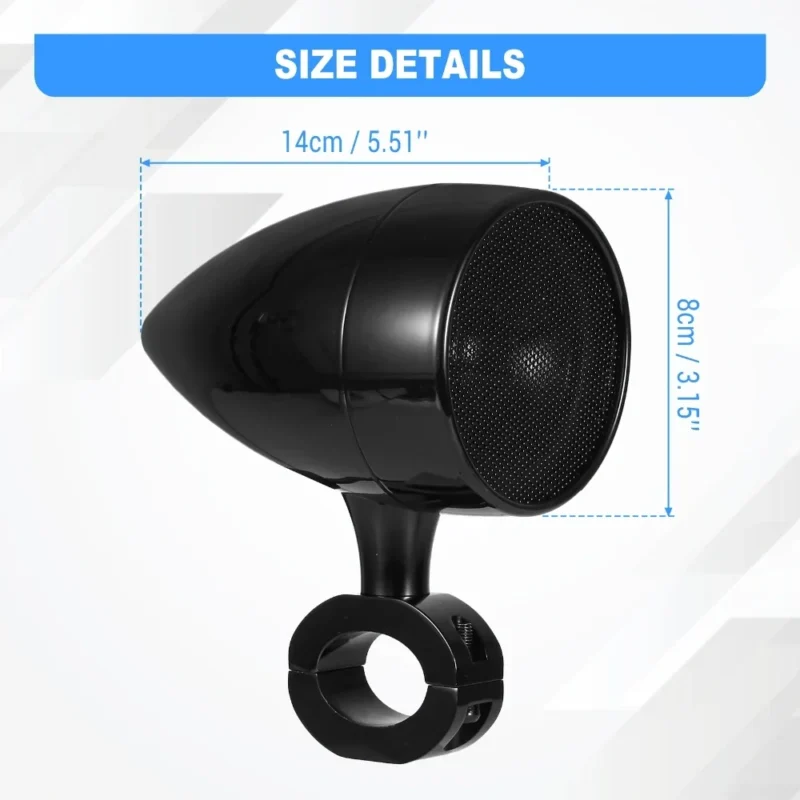 bluetooth speakers for motorcycle