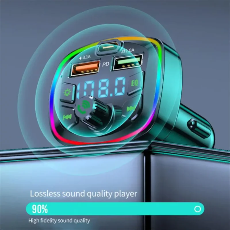car fm transmitter with bluetooth